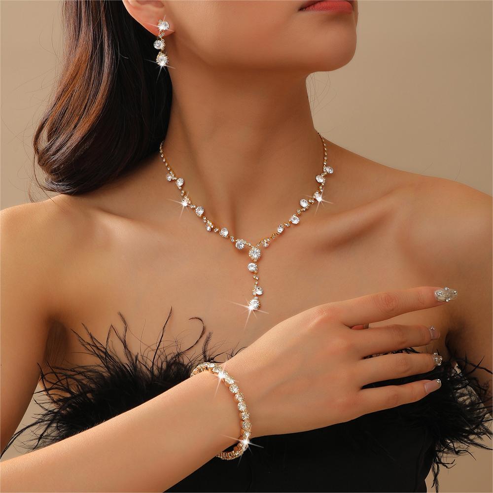 Éclat Bridal Jewelry Set Rhinestone