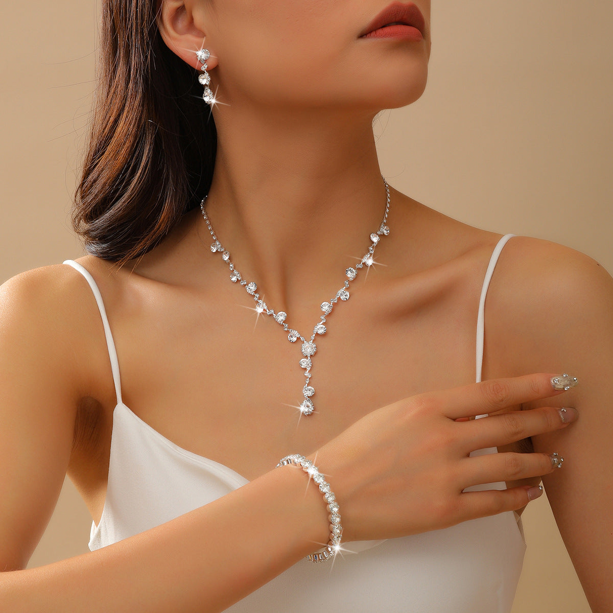 Éclat Bridal Jewelry Set Rhinestone