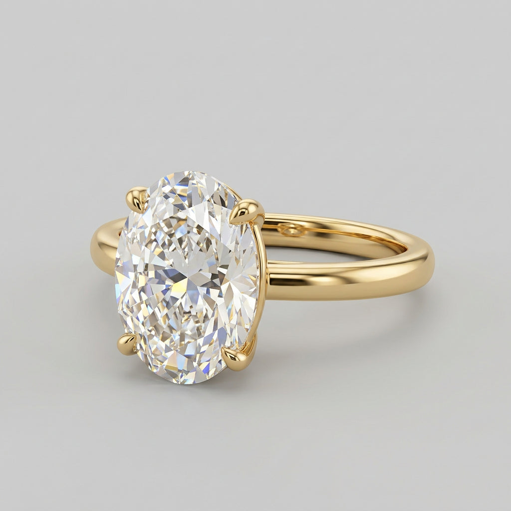 Amora Oval Zircon Ring
