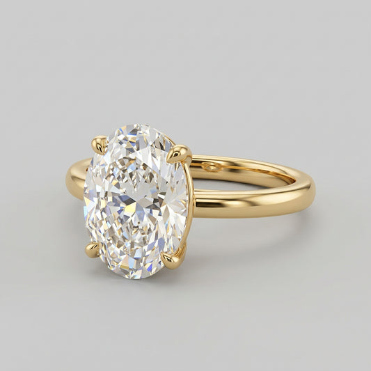 Amora Oval Zircon Ring