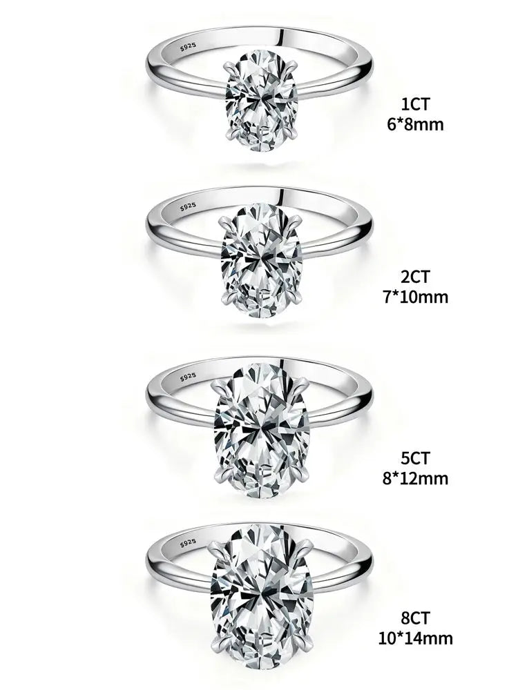 Amora Oval Zircon Ring
