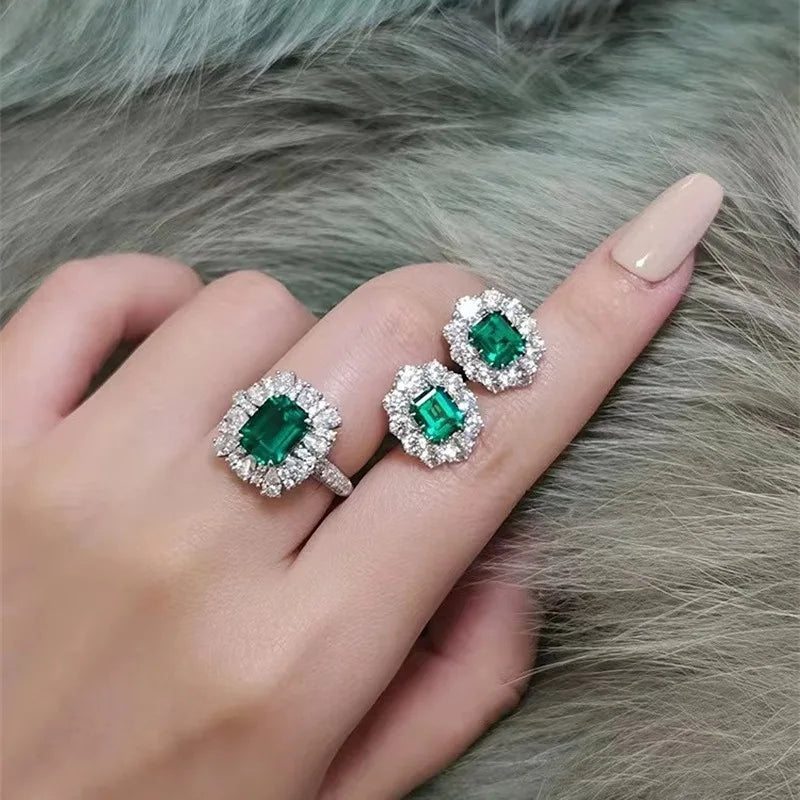 Emerald Glow Jewelry Set